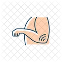 Elbow rheumatism  Icon