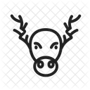 Elch Rentier Feier Rentier Symbol