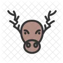 Elch Rentier Feier Rentier Symbol