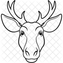 Elch Saugetier Tierwelt Symbol