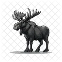 Tier Rentier Hirsch Symbol