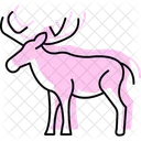 Elch Rentier Saugetier Symbol