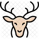 Elch Saugetier Geweih Symbol