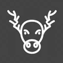 Elch Rentier Feier Rentier Symbol