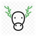 Elch Rentier Feier Rentier Symbol