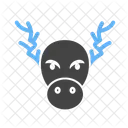Elch Rentier Feier Rentier Symbol