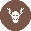 Elch Rentier Feier Rentier Symbol