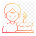 Elderly birthday  Icon