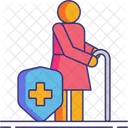 Elderly Care Old Patient Care Icon