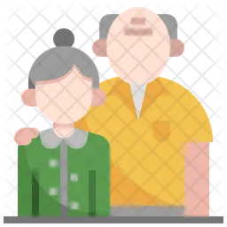 Elderly Couple  Icon