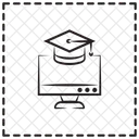 E러닝 교육 온라인 학습 아이콘