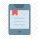 Elearning Mobile Bookmark Icon