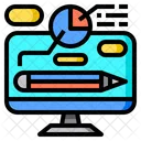 Elearning Computer Online Icon