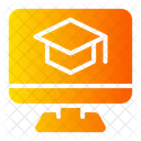 Elearning Mortarboard Webpage Icon