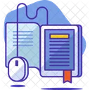 Elearning Ebook Mouse Icon