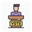 Elected Candidate Candidate Selection Political Candidate 아이콘