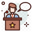 Election Campaign Election Speech Icon