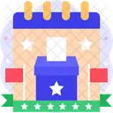 Election Day Voting Day Voting Time Icon