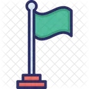 Election Day Government Flag Patterned Flag Icon