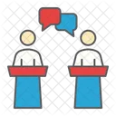 Debate Election Discussion Icon