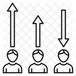 Election Graph Icon Of Line Style Available In Svg Png Eps Ai Icon Fonts