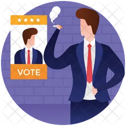 Election Male Candidate  Icon