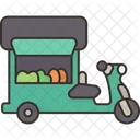 Electric Vegetable Cart Icon