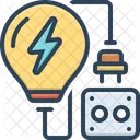 Electric Thunder Bolt Power Icon