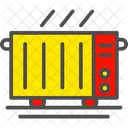 Electric Heater Radiator Icon