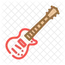 Electric Guitar Retro Icon