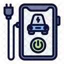 Electric App Car  Icon