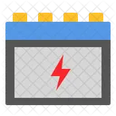 Electric Battery Electricity Icon