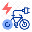 Electric Bicycle Ebike Vehicle Icon