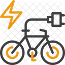 Electric Bicycle Ebike Vehicle Icon