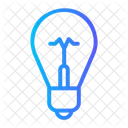 Electric Bulb Bulb Power Supply Icon