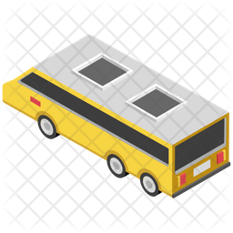 Electric Bus Icon