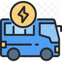 Electric Bus Vehicle School Bus Icon