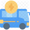 Electric Bus Vehicle School Bus Icon