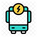 Electric Bus Bus Vehicle Icon