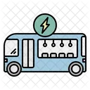 Electric Bus Electric Bus Icon