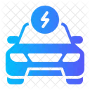 Electric Car Transportation Automobile Icon