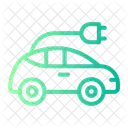 Electric Car Charging Station Vehicle Icon