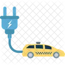Electric Car Electric Vehicle Eco Car Icon