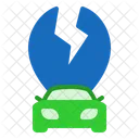 Electric Car Electric Vehicle Ecological Car Icon