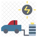Car Solar Electric Icon