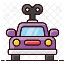 Electric Car Cable Car Conveyance Icon