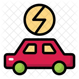 Electric Car  Icon