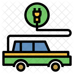 Electric Car  Icon