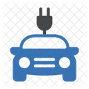 Electric Car Charging Car Electric Vehicle Icon
