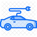 Electric Car Electricity Icon